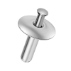 slagnagels Aluminium/RVS A2 extra grote kop 4.8 X 16 X16