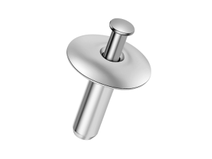 Gas/waterdichte popnagels Q-Seal Aluminium/aluminium platbolkop 3.2 X 6.0