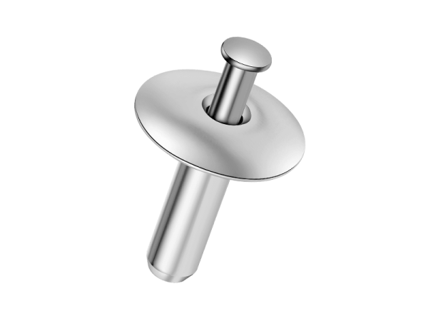slagnagels Aluminium/RVS A2 extra grote kop 4.8 X 16 X16